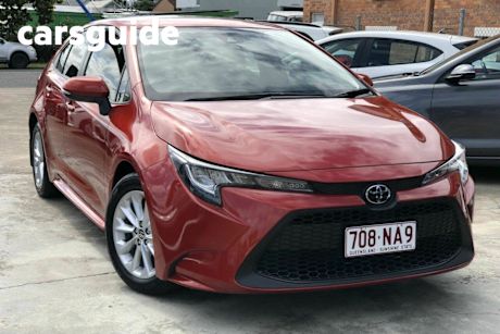 Red 2020 Toyota Corolla Sedan Ascent Sport
