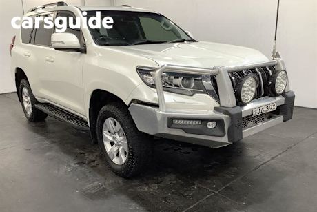 White 2017 Toyota Landcruiser Prado Wagon GXL (4X4)