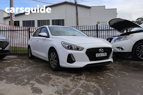 White 2018 Hyundai I30 Hatchback Active