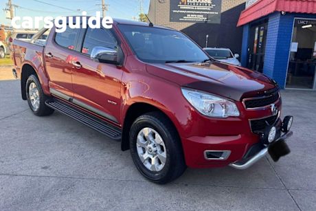 Red 2012 Holden Colorado Crew Cab Pickup LTZ (4X4)