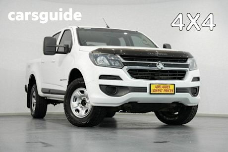 White 2019 Holden Colorado Crew Cab Chassis LS (4X4)