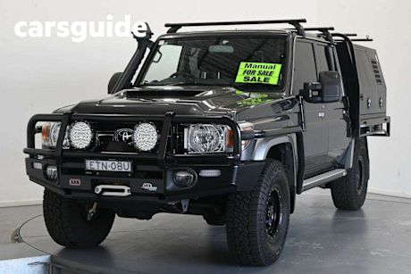 Grey 2020 Toyota Landcruiser 70 Series Double Cab Chassis GXL