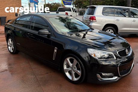 Black 2016 Holden Commodore Sedan SS