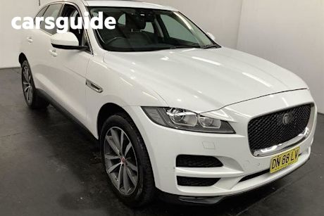 White 2019 Jaguar F-Pace Wagon 20D Prestige AWD (132KW)