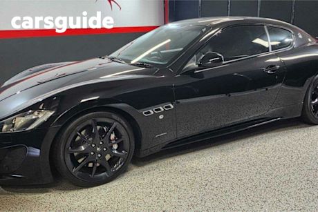 Black 2015 Maserati Granturismo Coupe Sport