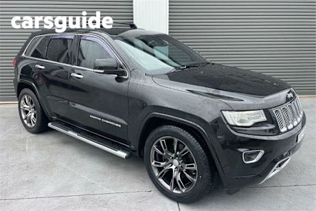 Black 2013 Jeep Grand Cherokee Wagon Overland (4X4)