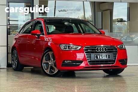 Red 2013 Audi A3 Hatchback SB 1.8 Tfsi Quattro Ambition