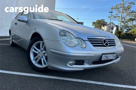 Silver 2003 Mercedes-Benz C180 Coupe Kompressor