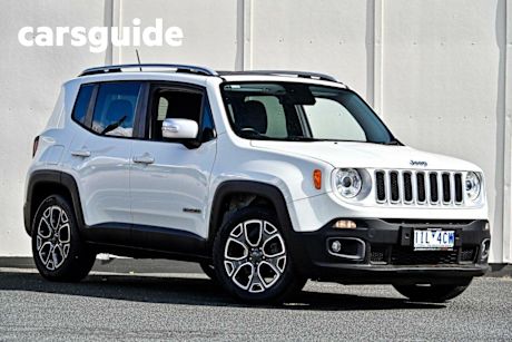 White 2016 Jeep Renegade Wagon Limited