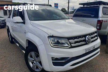 White 2019 Volkswagen Amarok Dual Cab Utility TDI550 Highline 4Motion (4X4)