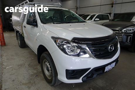 White 2020 Mazda BT-50 Cab Chassis XT (4X2) (5YR)