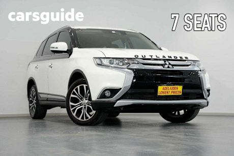 White 2017 Mitsubishi Outlander Wagon LS Safety Pack (4X4) 7 Seats
