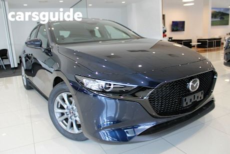 Blue 2025 Mazda 3 Hatchback G20 Pure