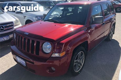 Red 2009 Jeep Patriot Wagon Sport