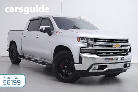 Silver 2022 Chevrolet Silverado Crew Cab Utility 1500 LTZ Premium Tech Pack