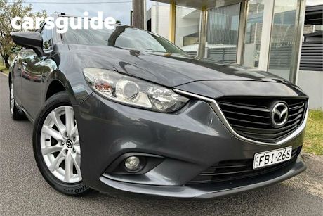 Grey 2013 Mazda 6 Wagon Sport