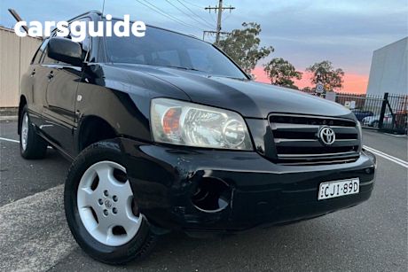 Black 2004 Toyota Kluger Wagon Grande (4X4)