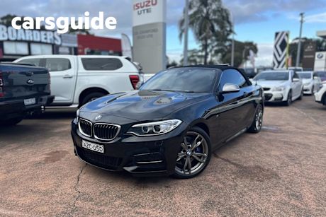 Black 2017 BMW M240I Convertible Sport Line