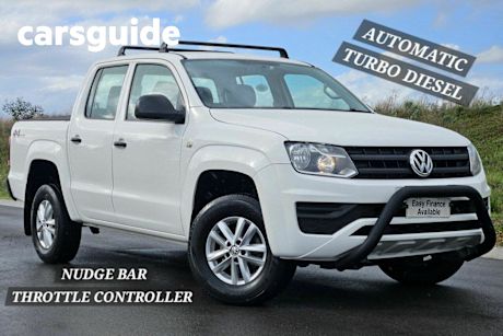 White 2017 Volkswagen Amarok Dual Cab Utility TDI420 Core Edition (4X4)