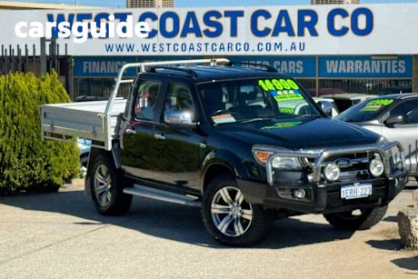 Black 2009 Ford Ranger Dual Cab Pick-up XL (4X4)