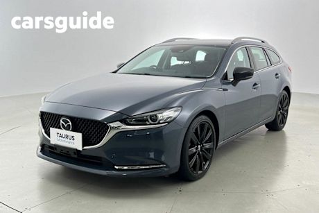 Grey 2022 Mazda 6 Wagon GT SP