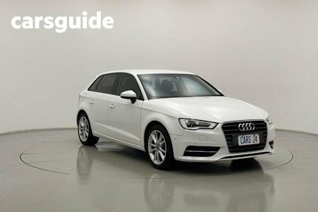White 2016 Audi A3 Hatchback Sportback 1.4 Tfsi Attraction