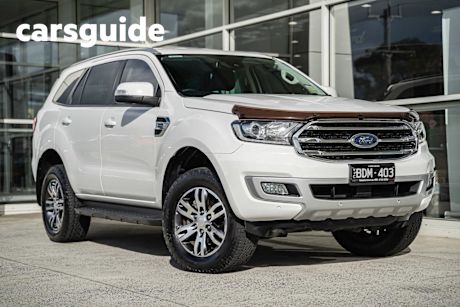 White 2019 Ford Everest Wagon Trend (rwd 7 Seat)