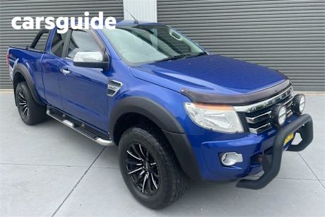 Blue 2015 Ford Ranger Super Cab Utility XLT 3.2 (4X4)