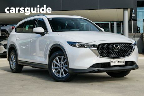 White 2023 Mazda CX-8 Wagon G25 Sport (fwd)