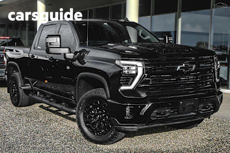 Black 2024 Chevrolet Silverado HD Ute Tray LTZ Premium Pickup Crew Cab W/Tech Pack