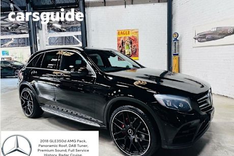 Black 2018 Mercedes-Benz GLC350 Wagon D