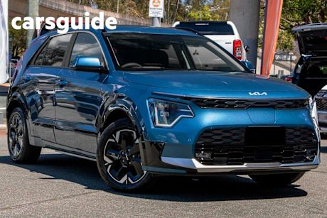 Blue 2024 Kia Niro Wagon EV GT-Line Black C Pillar