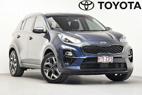 Blue 2019 Kia Sportage Wagon SI Premium (fwd)