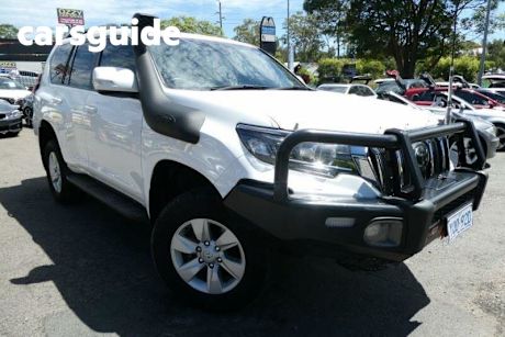 White 2018 Toyota Landcruiser Prado Wagon GXL (4X4)