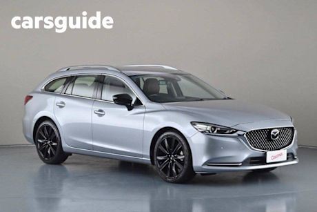 Silver 2021 Mazda 6 Wagon GT SP