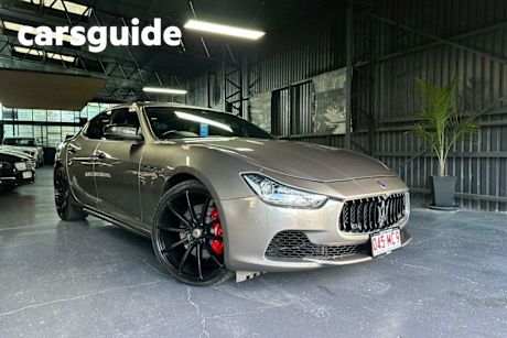 Grey 2017 Maserati Ghibli Sedan