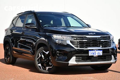 Black 2023 Kia Seltos Wagon Sport+ (awd)