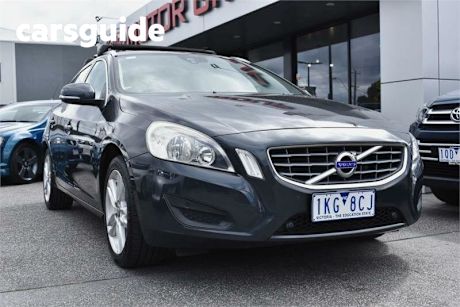 Grey 2013 Volvo V60 Wagon T4