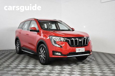 Red 2023 Mahindra XUV700 Wagon AX7L