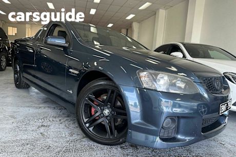 Blue 2011 Holden Commodore Utility SV6