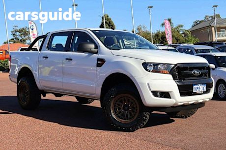 White 2016 Ford Ranger Crew Cab Chassis 3.2 XL Plus (4X4)