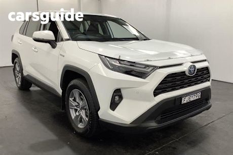 White 2024 Toyota RAV4 Wagon GX (2WD) Hybrid
