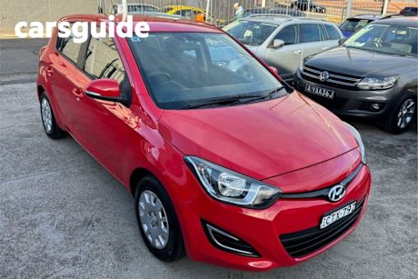 Red 2014 Hyundai I20 Hatchback Elite