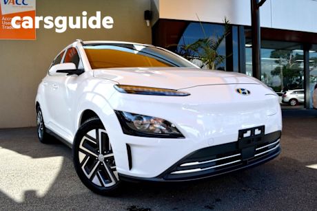 White 2022 Hyundai Kona Wagon Elite Electric EXT Range