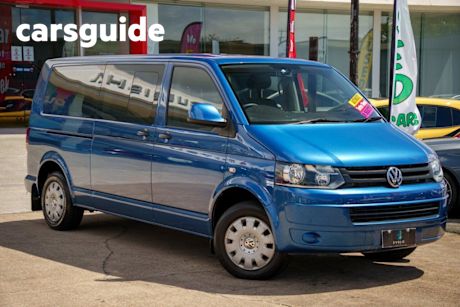Blue 2010 Volkswagen Caravelle Wagon SWB