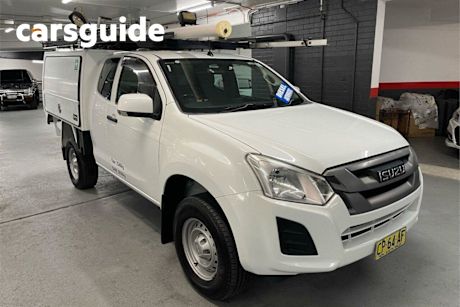 White 2017 Isuzu D-MAX Space Cab Utility SX HI-Ride (4X2)