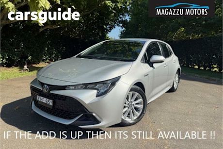 Silver 2022 Toyota Corolla Hatchback Ascent Sport + Conv PK Hybrid