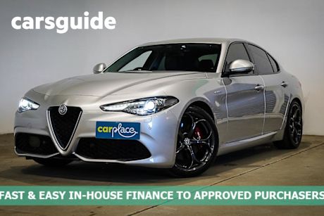 Silver 2017 Alfa Romeo Giulia Sedan Veloce
