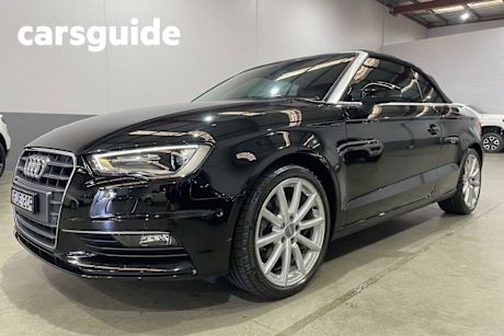 Black 2014 Audi A3 Cabriolet 1.8 Tfsi Ambition