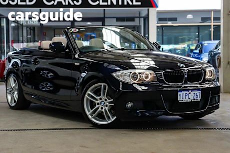 Black 2012 BMW 125I Convertible